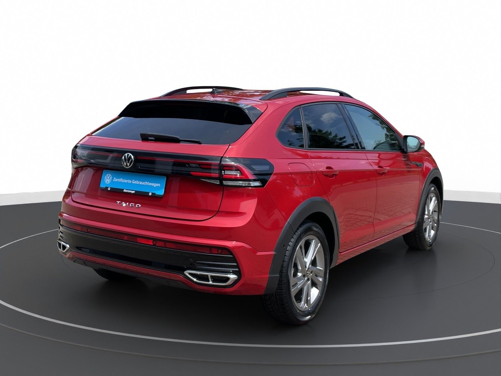 Volkswagen Taigo 2022 г. Красный, пробег 55435 км