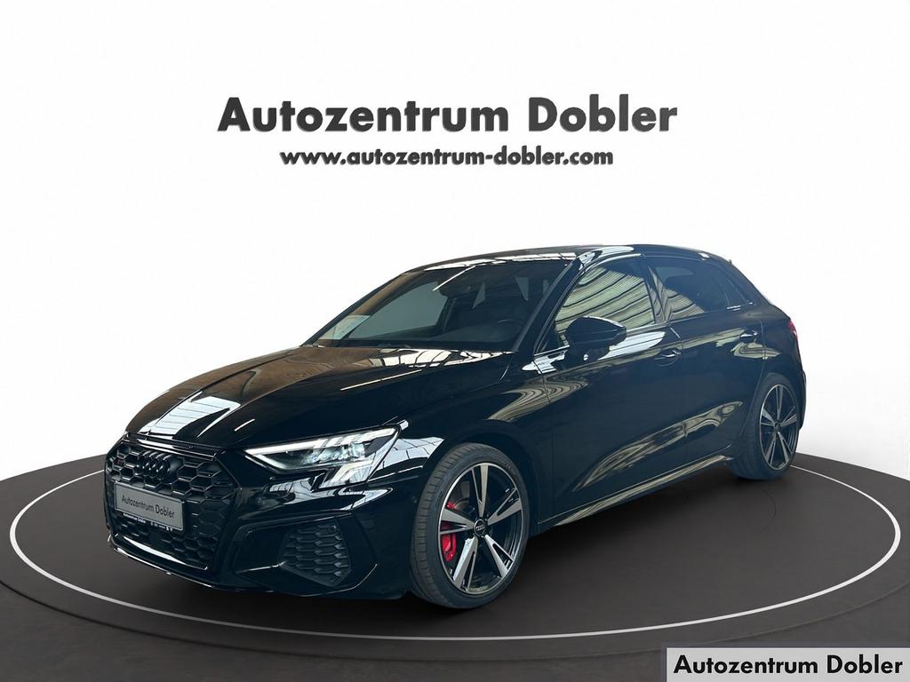 Audi S3 2023 г. Чёрный, пробег 49600 км