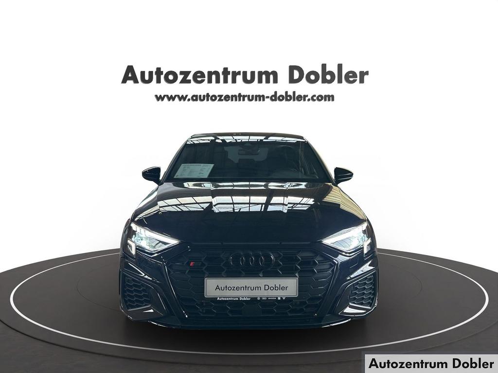 Audi S3 2023 г. Чёрный, пробег 49600 км
