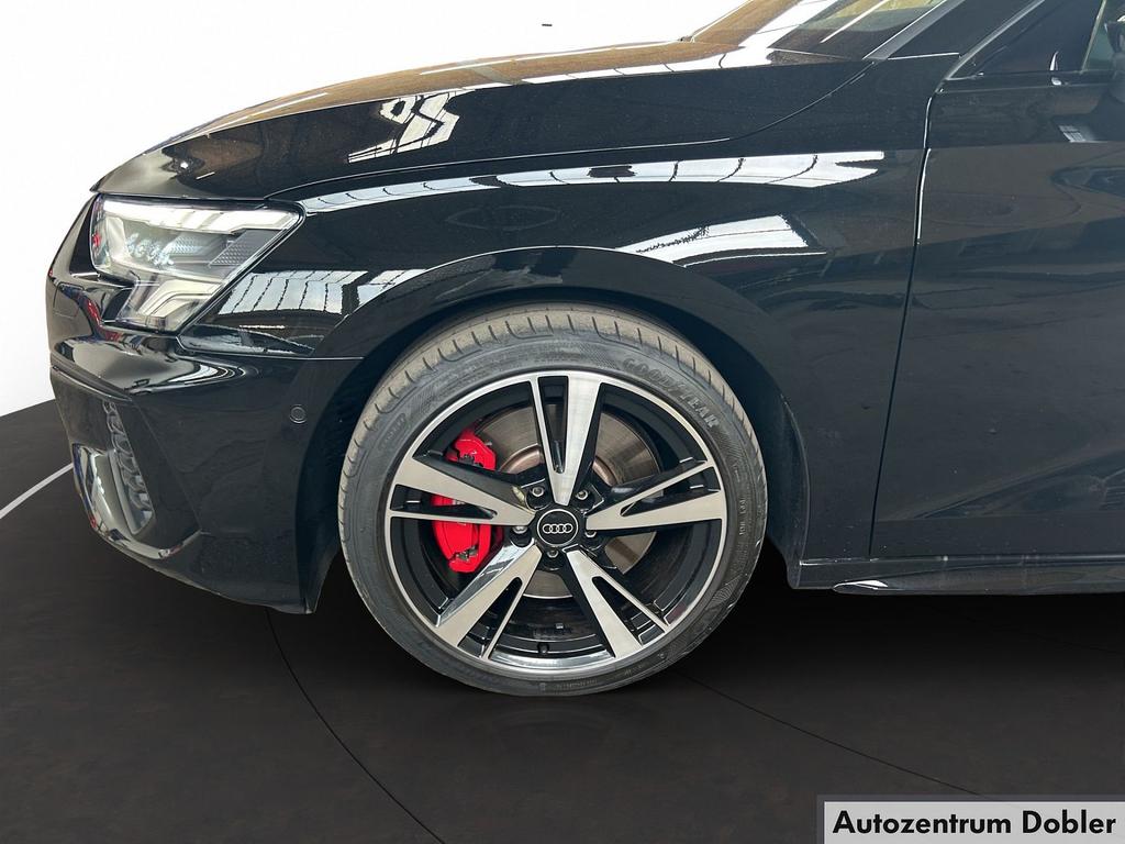 Audi S3 2023 г. Чёрный, пробег 49600 км
