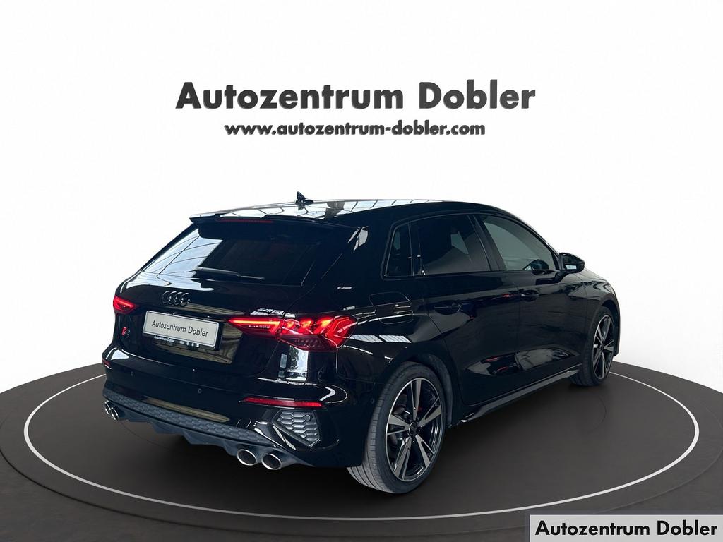 Audi S3 2023 г. Чёрный, пробег 49600 км