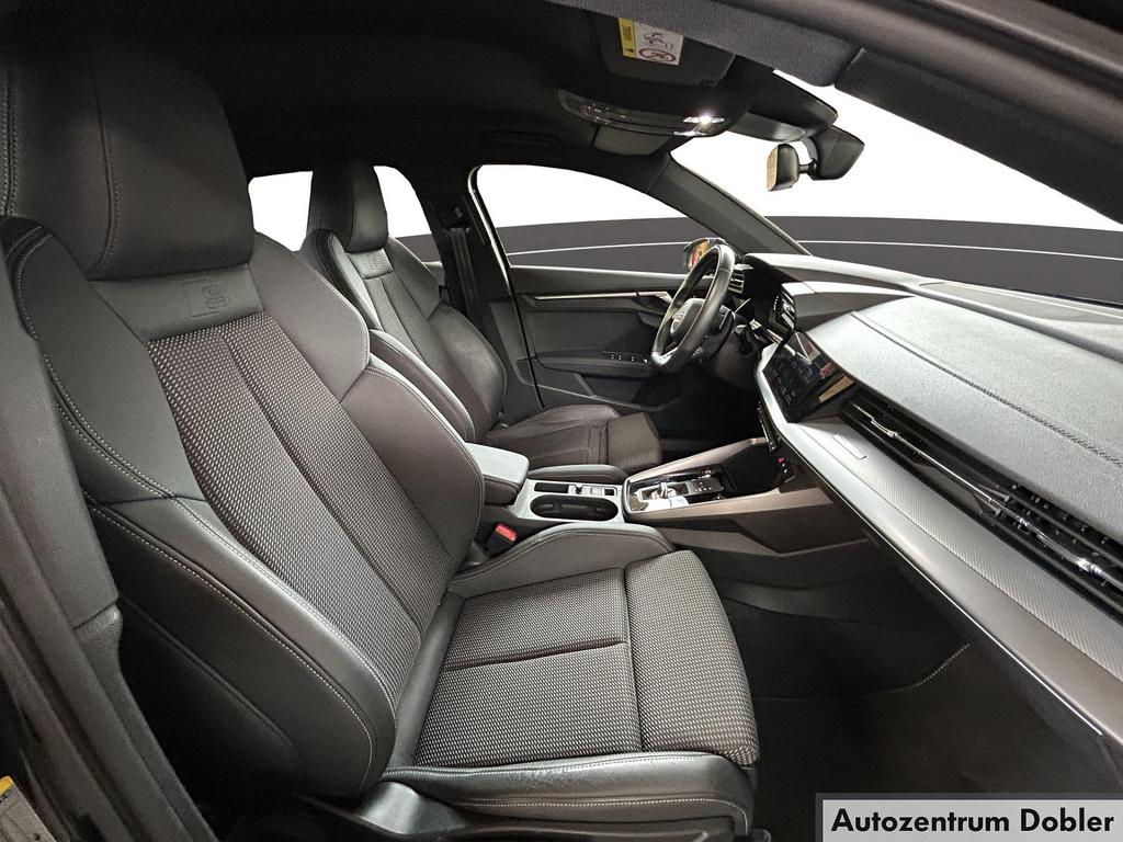 Audi S3 2023 г. Чёрный, пробег 49600 км