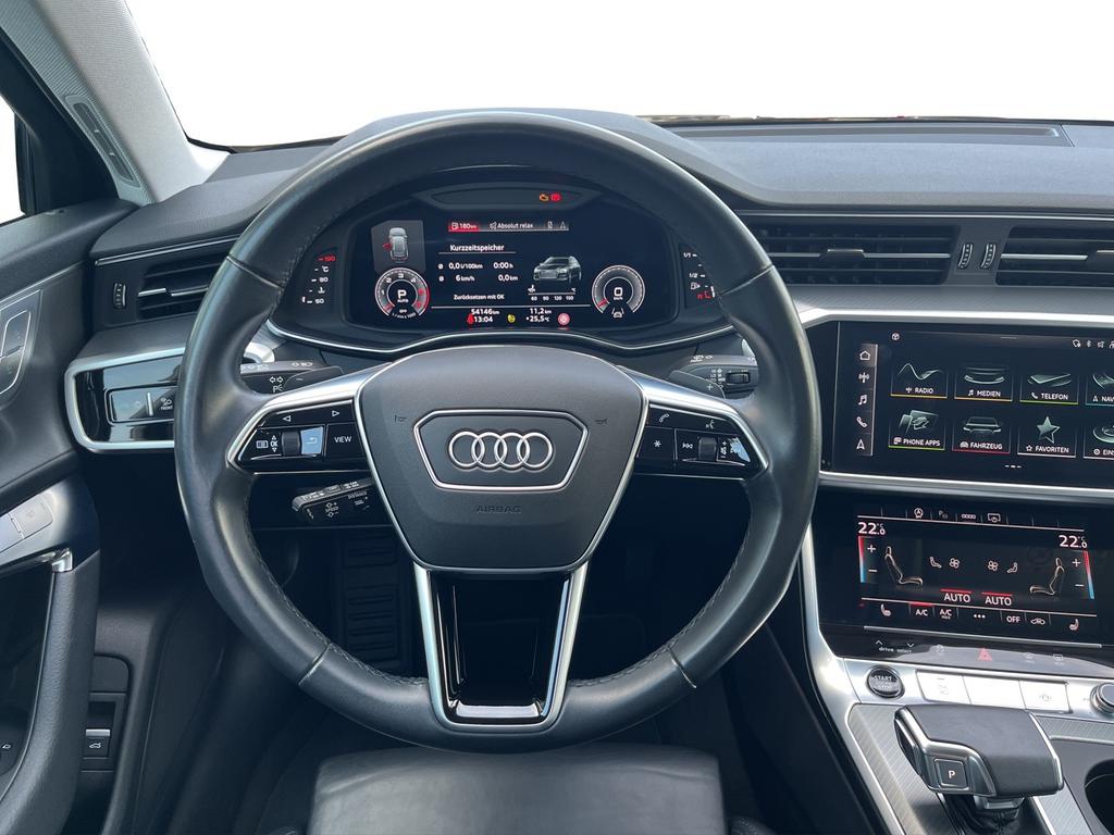 Audi A6 2022 г. Чёрный, пробег 54128 км