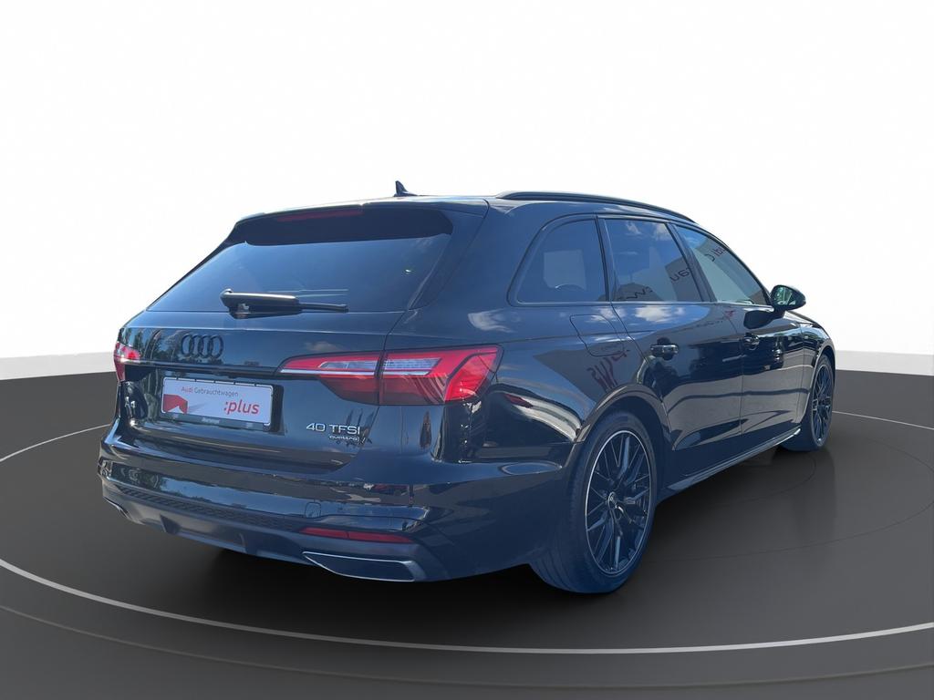 Audi A4 2023 г. Чёрный, пробег 58298 км