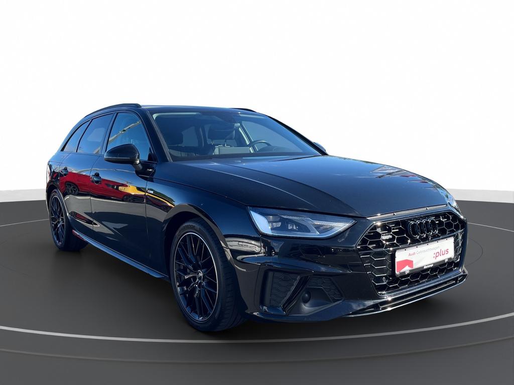 Audi A4 2023 г. Чёрный, пробег 58298 км