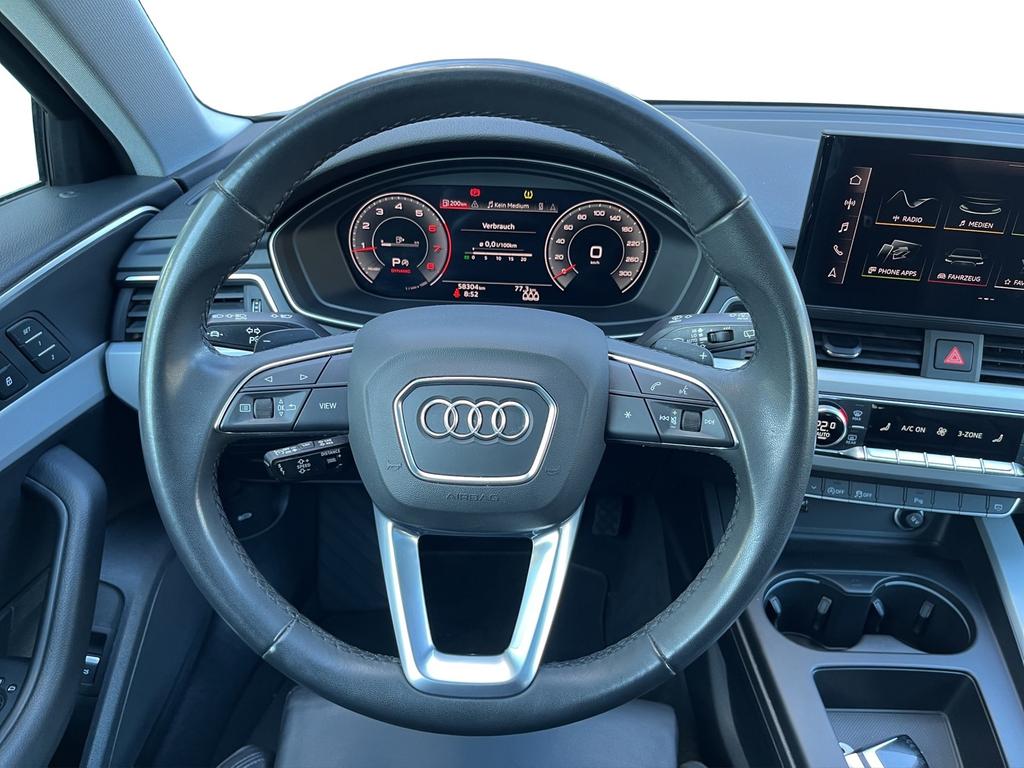 Audi A4 2023 г. Чёрный, пробег 58298 км
