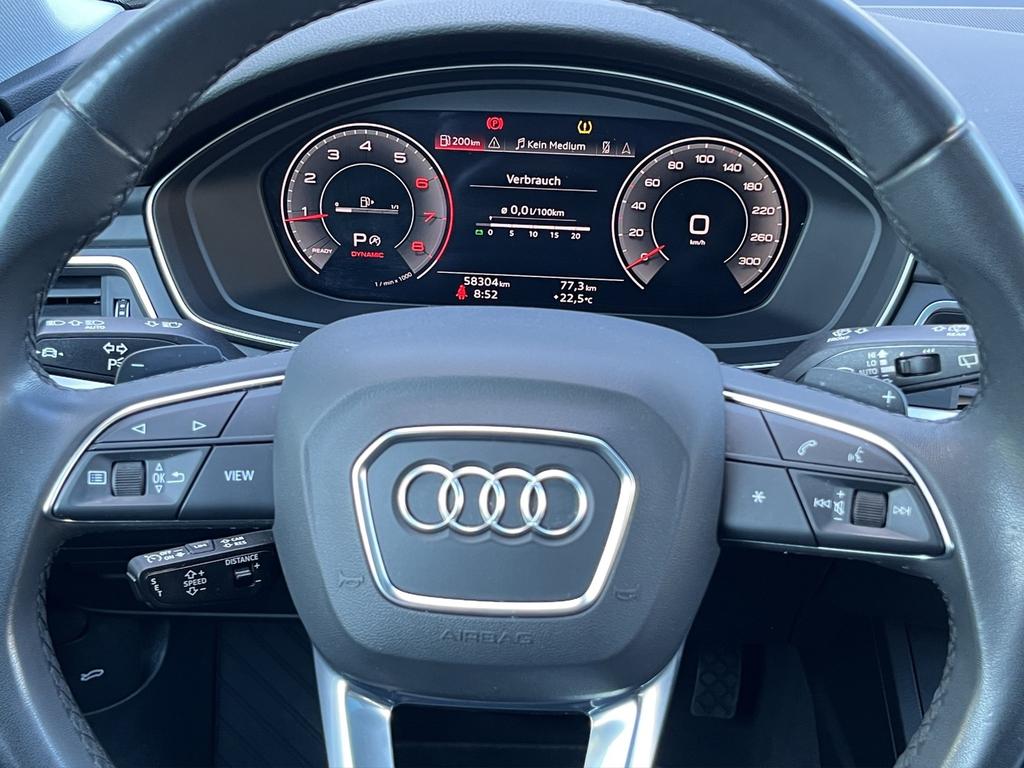 Audi A4 2023 г. Чёрный, пробег 58298 км