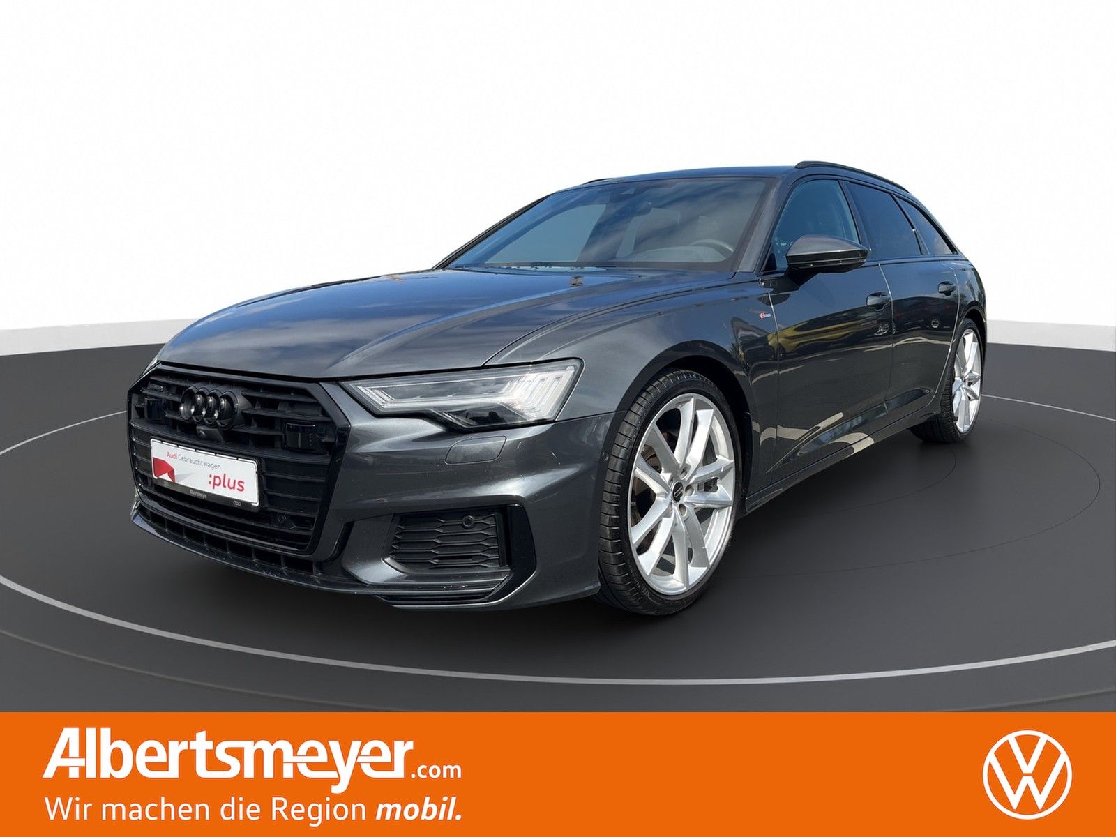 Audi A6 2023 г. Серый, пробег 51932 км