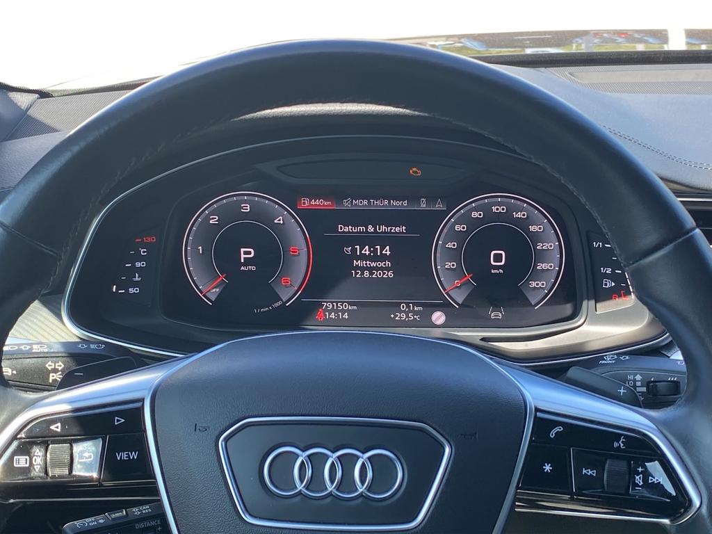 Audi A6 2022 г. Чёрный, пробег 48401 км