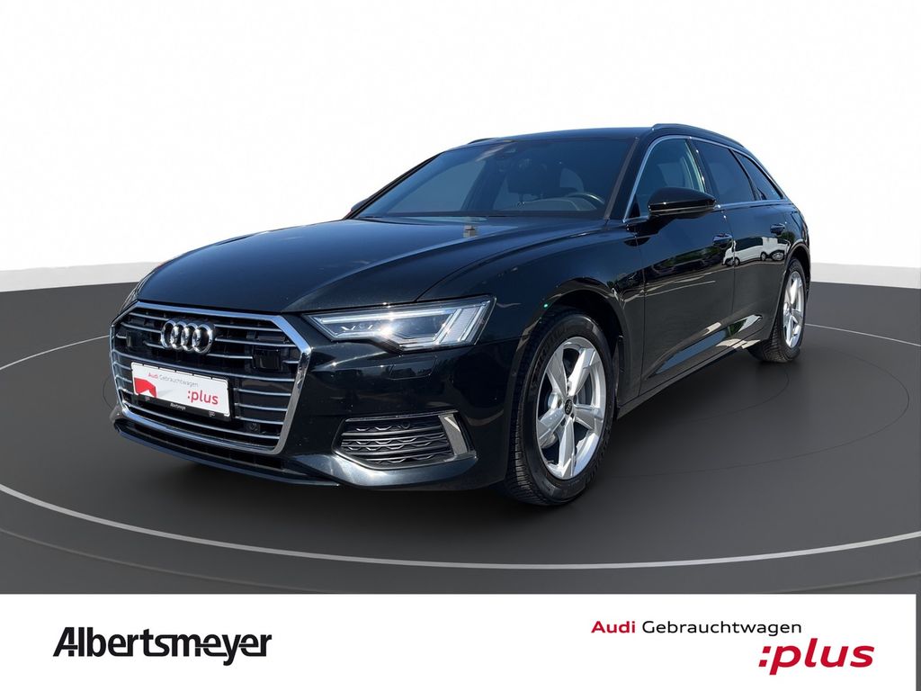Audi A6 2023 г. Чёрный, пробег 57112 км