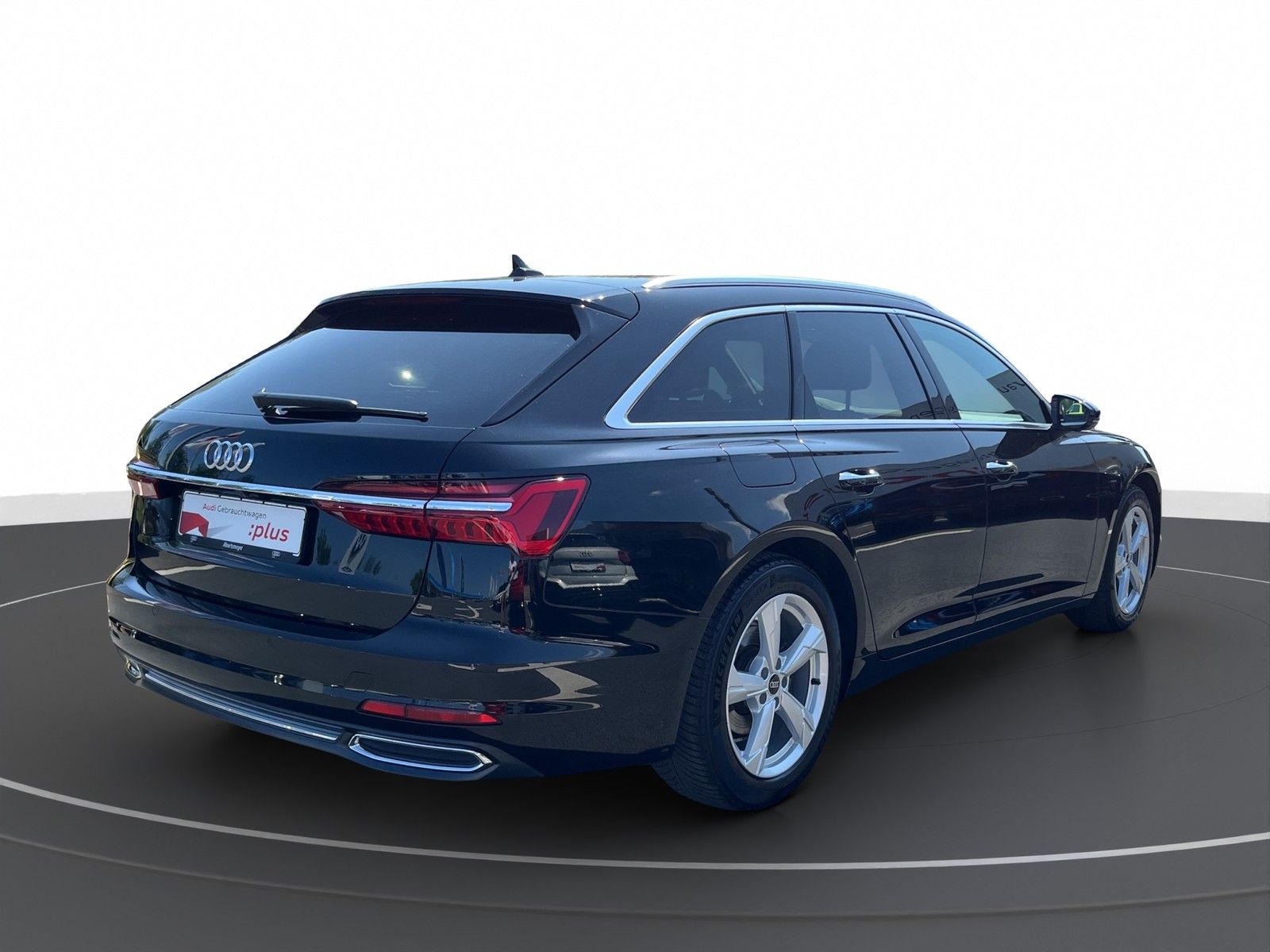 Audi A6 2023 г. Чёрный, пробег 57112 км