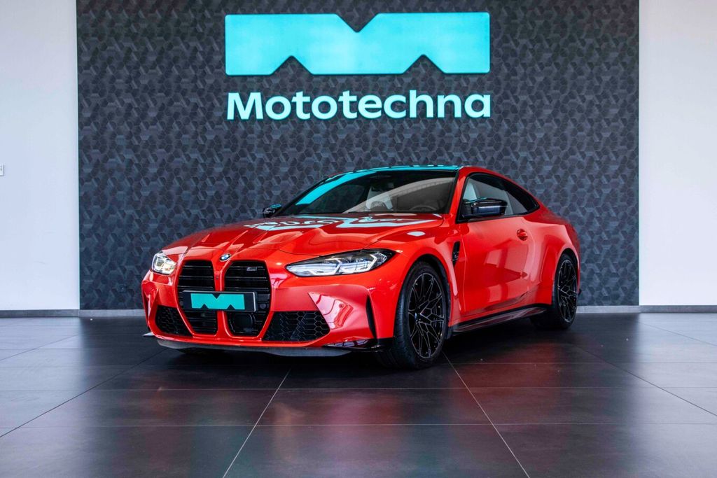 BMW M4 2024 г. Красный, пробег 17376 км