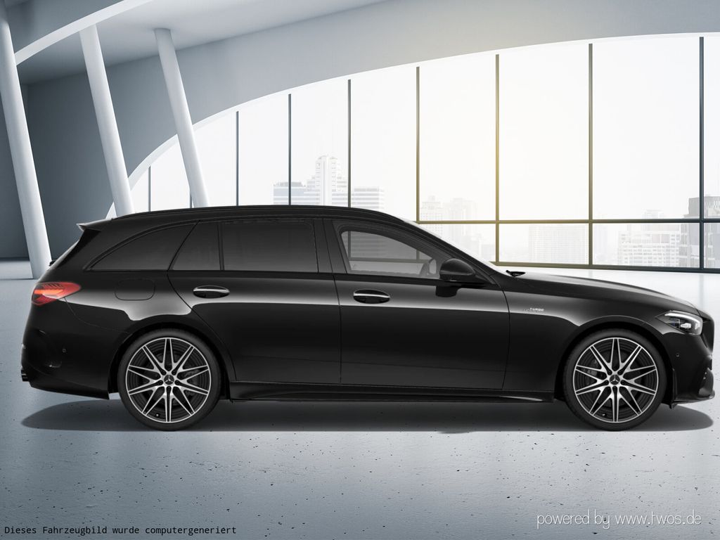 Mercedes-Benz C 43 AMG 2023 г. Чёрный, пробег 48795 км