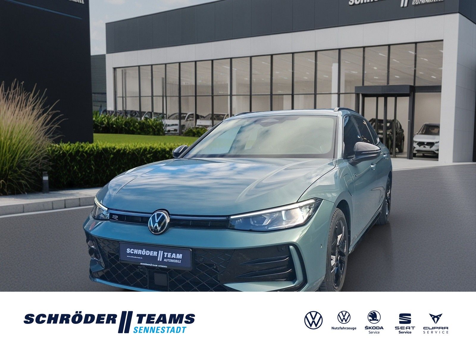 Volkswagen Passat 2025 г. Зелёный, пробег 14189 км