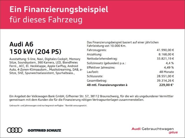 Audi A6 2026 г. Серый, пробег 24086 км