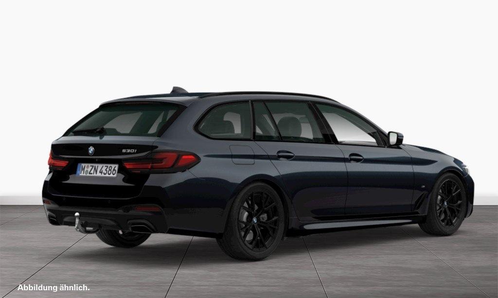 BMW 530 2022 г. Чёрный, пробег 56062 км