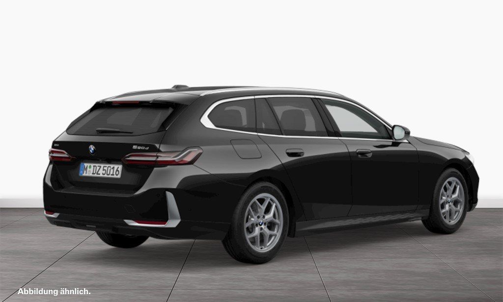 BMW 520 2024 г. Чёрный, пробег 55885 км