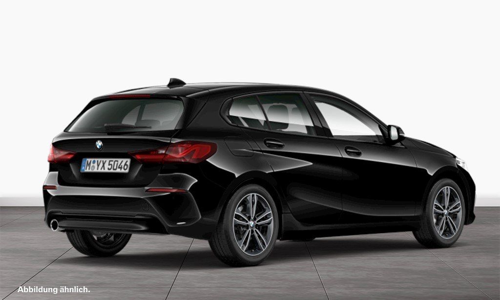 BMW 118 2023 г. Чёрный, пробег 52613 км