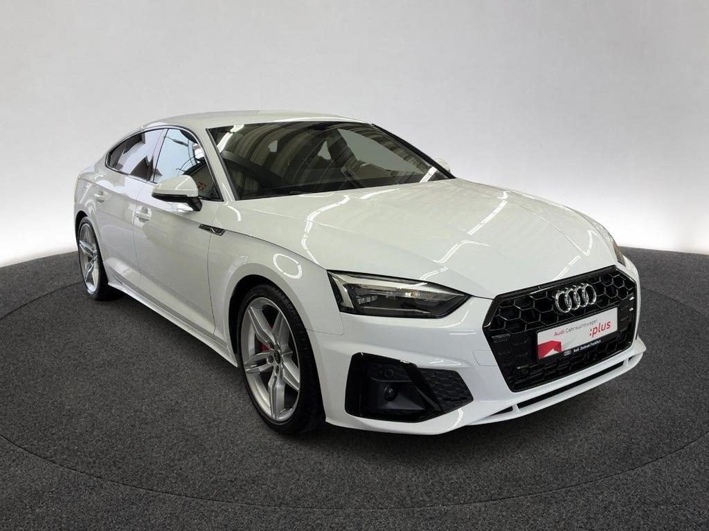 Audi A5 2023 г. Белый, пробег 47281 км