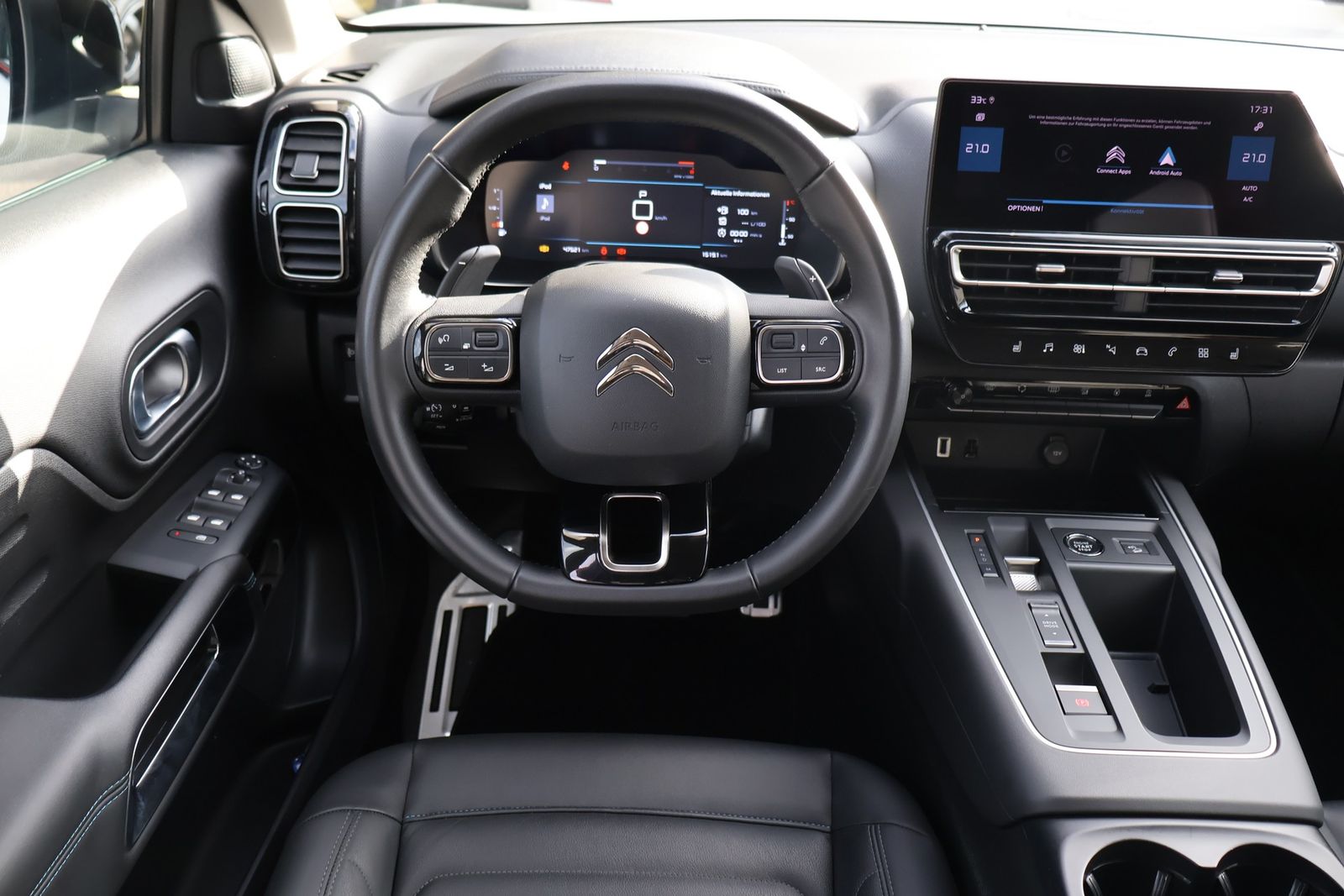 Citroen C5 Aircross 2023 г. Белый, пробег 47386 км