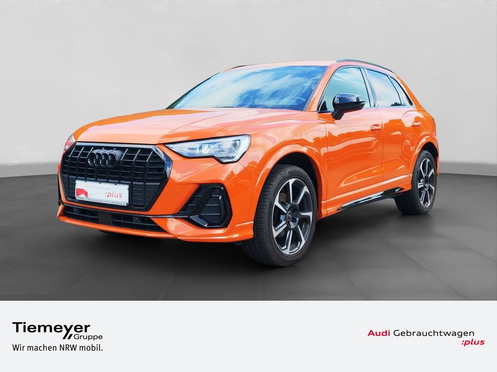 Audi Q3 2023 г. Оранжевый, пробег 50611 км