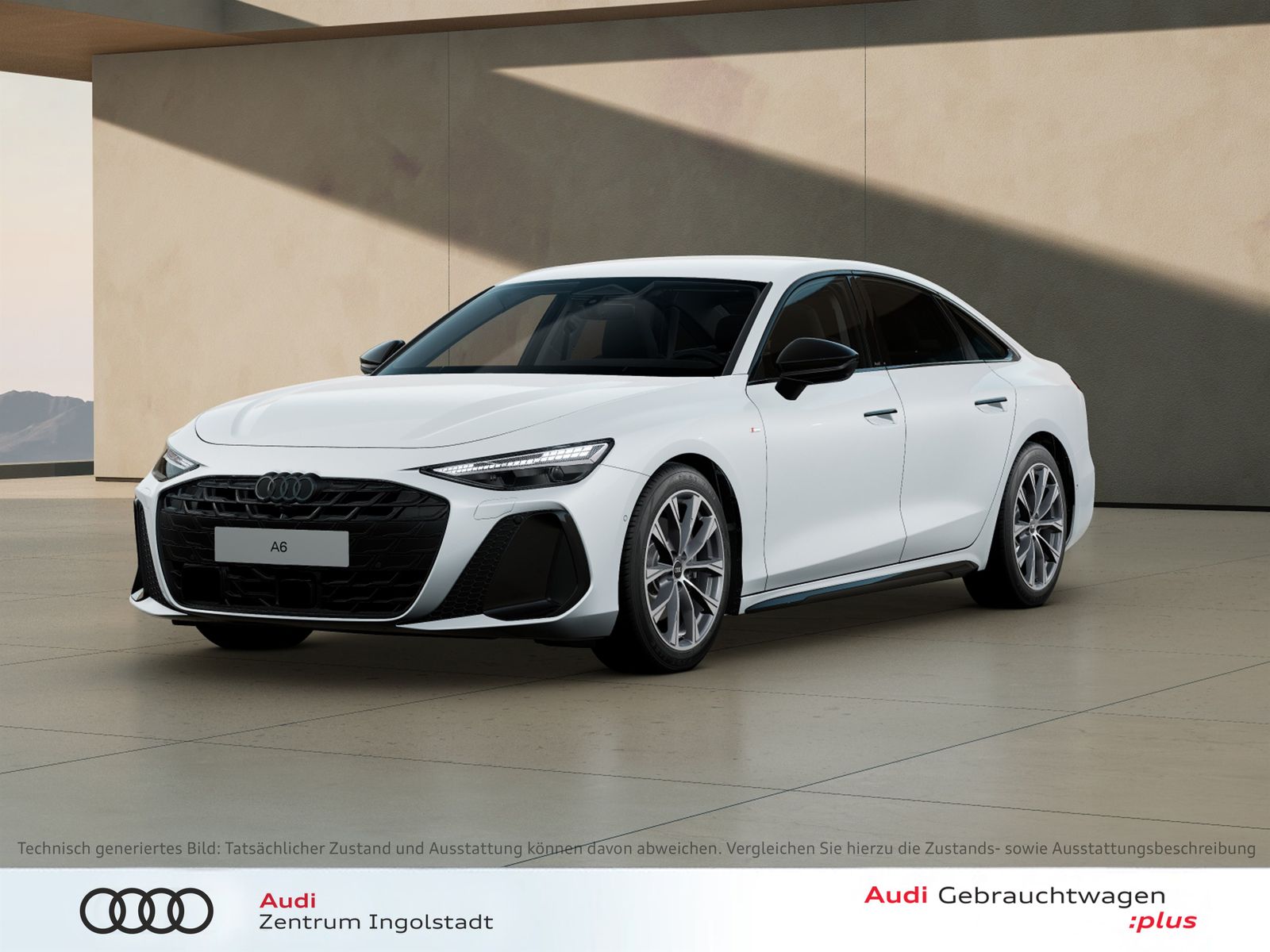 Audi A6 2026 г. Белый, пробег 29666 км