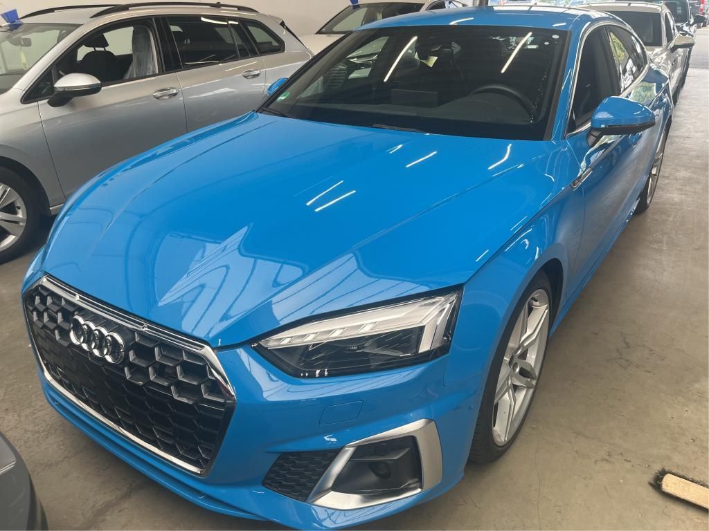 Audi A5 2022 г. Синий, пробег 21266 км