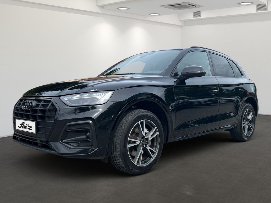 Audi Q5 2023 г. Чёрный, пробег 46080 км
