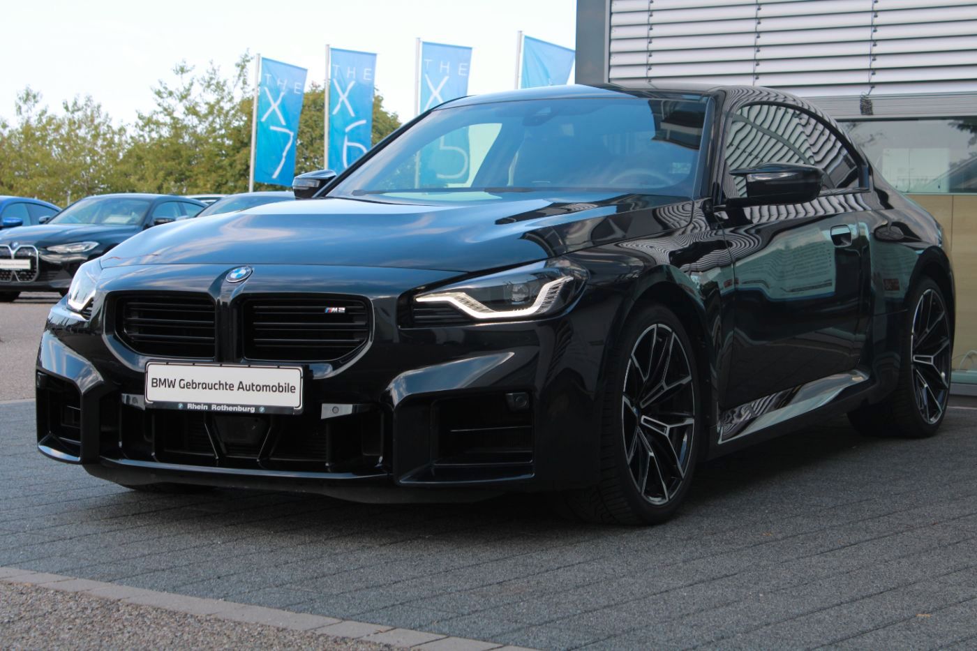 BMW M2 2023 г. Чёрный, пробег 35000 км