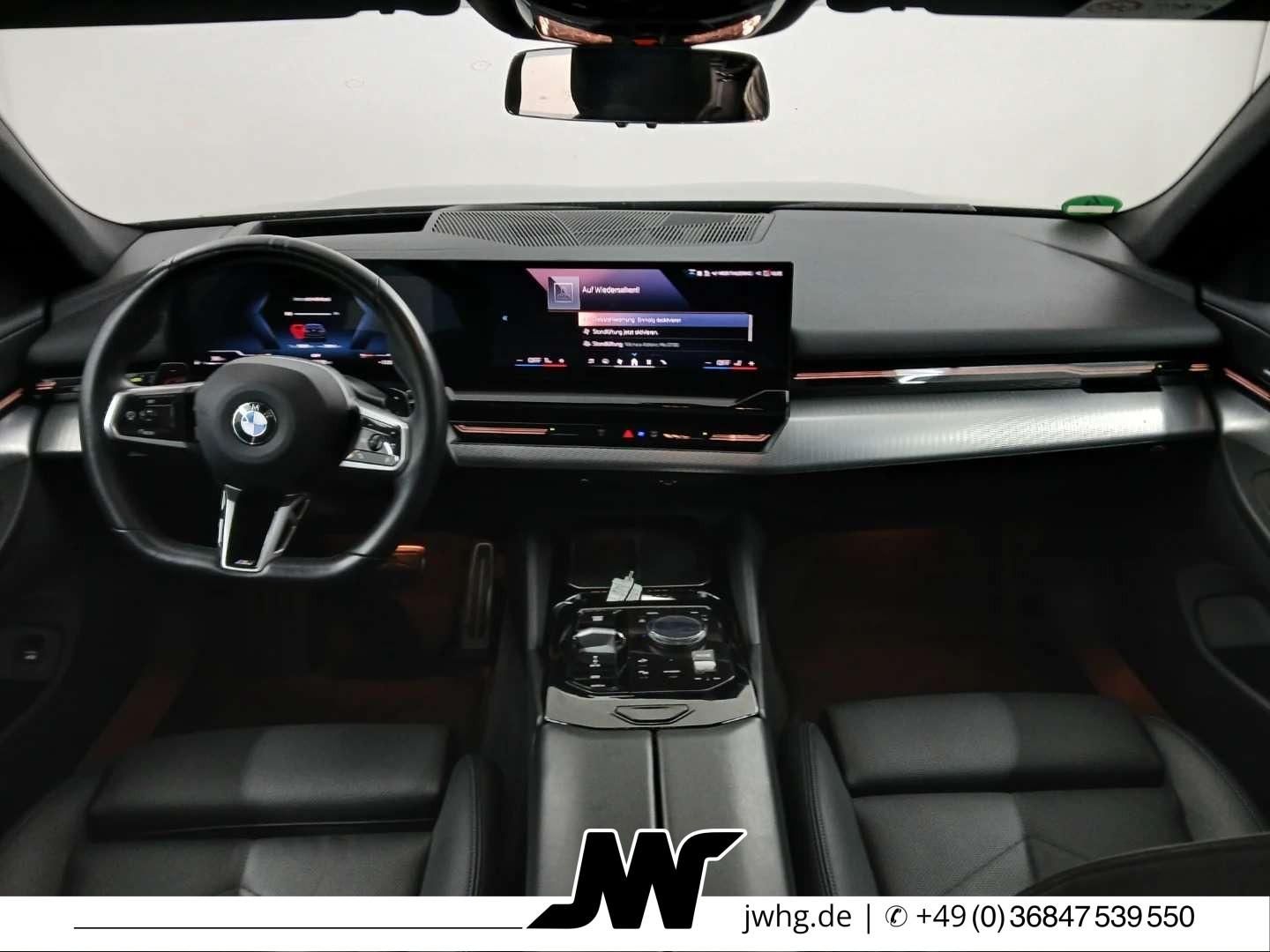 BMW 520 2025 г. Чёрный, пробег 49994 км