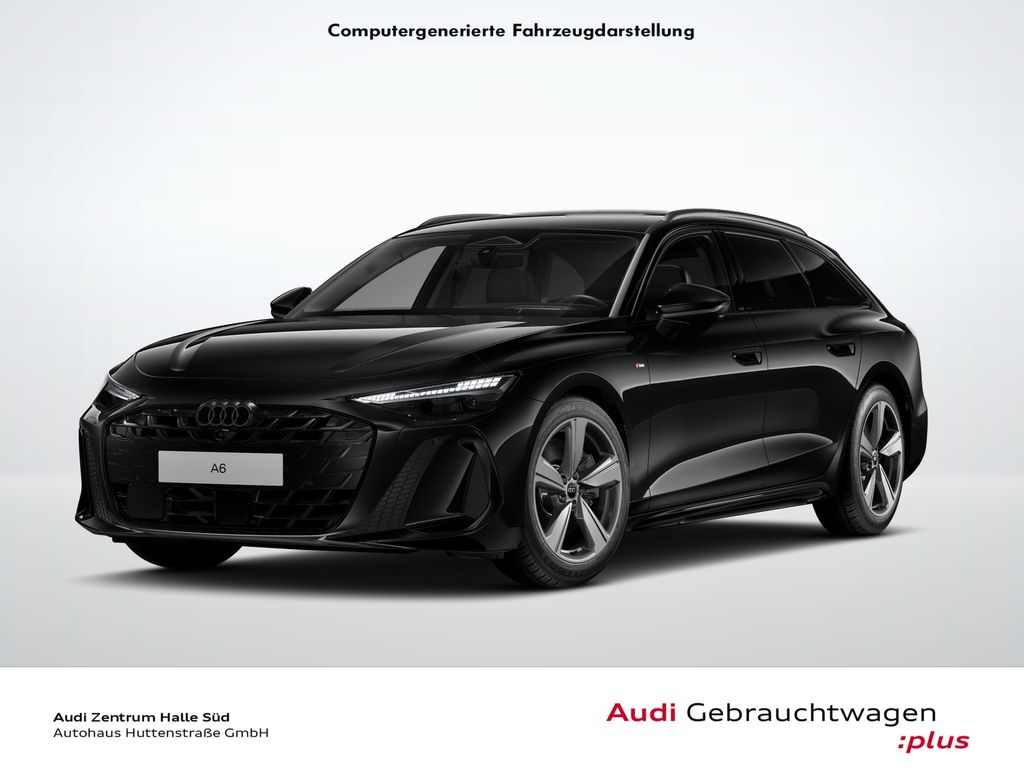Audi A6 2025 г. Чёрный, пробег 22816 км