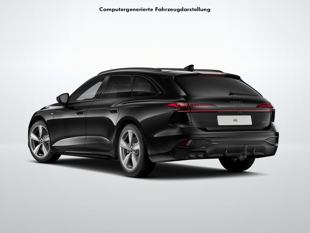 Audi A6 2025 г. Чёрный, пробег 22816 км