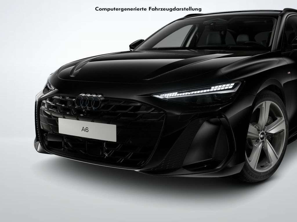Audi A6 2025 г. Чёрный, пробег 22816 км