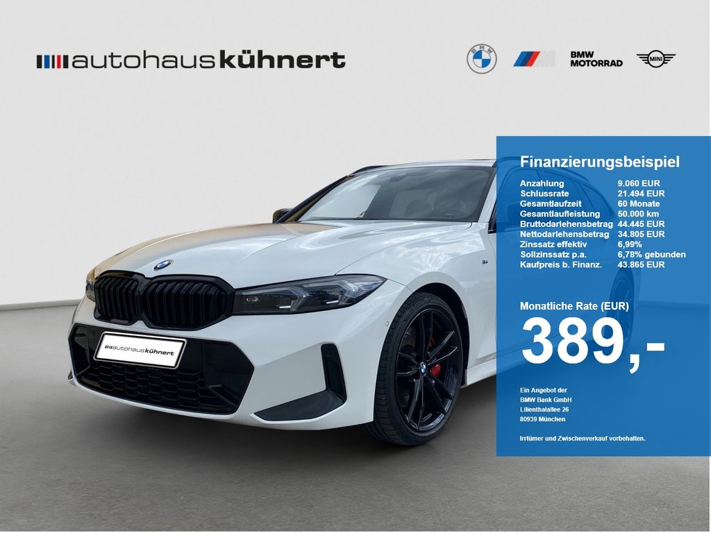 BMW 330 2023 г. Белый, пробег 43763 км