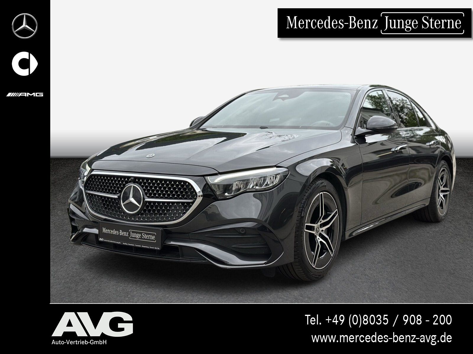 Mercedes-Benz E 200 2025 г. Серый, пробег 27478 км