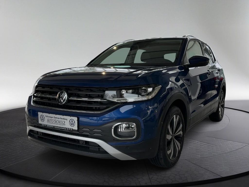 Volkswagen T-Cross 2024 г. Синий, пробег 42000 км