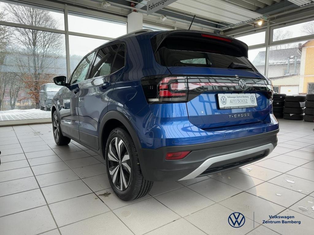 Volkswagen T-Cross 2024 г. Синий, пробег 42000 км
