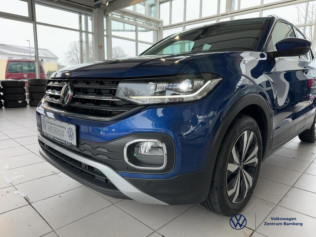 Volkswagen T-Cross 2024 г. Синий, пробег 42000 км