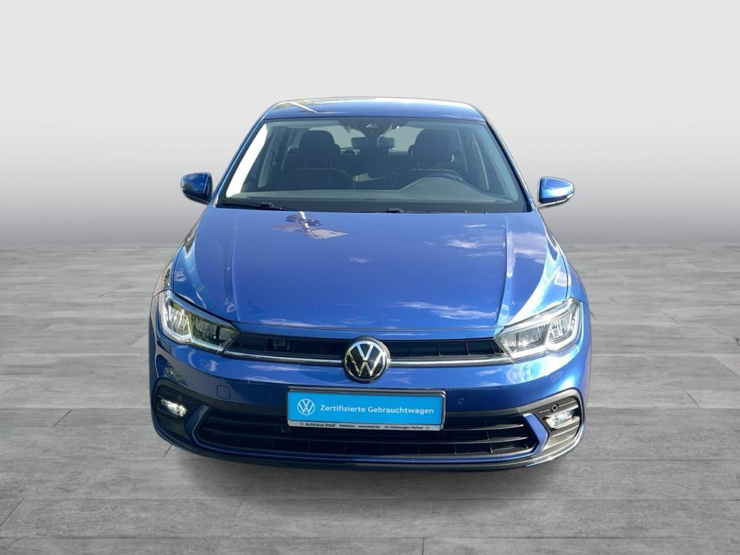 Volkswagen Polo 2022 г. Синий, пробег 31789 км
