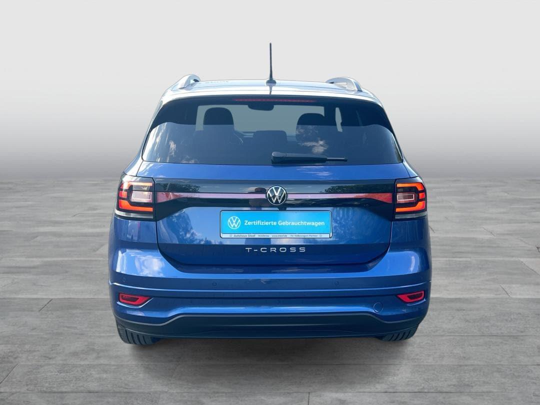 Volkswagen T-Cross 2023 г. Синий, пробег 58988 км