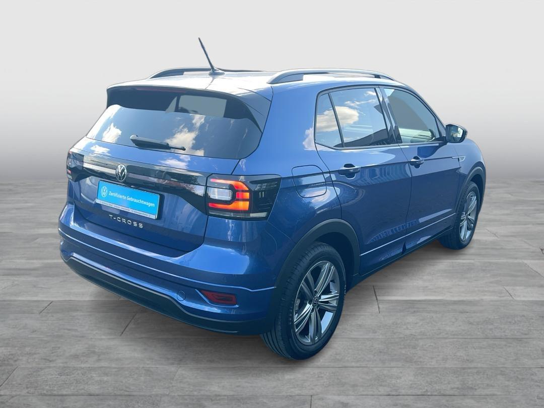 Volkswagen T-Cross 2023 г. Синий, пробег 58988 км
