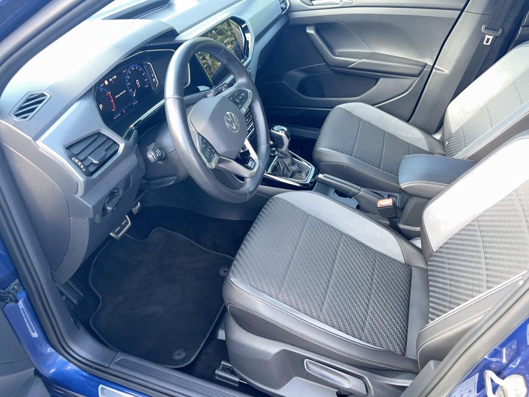 Volkswagen T-Cross 2023 г. Синий, пробег 58988 км