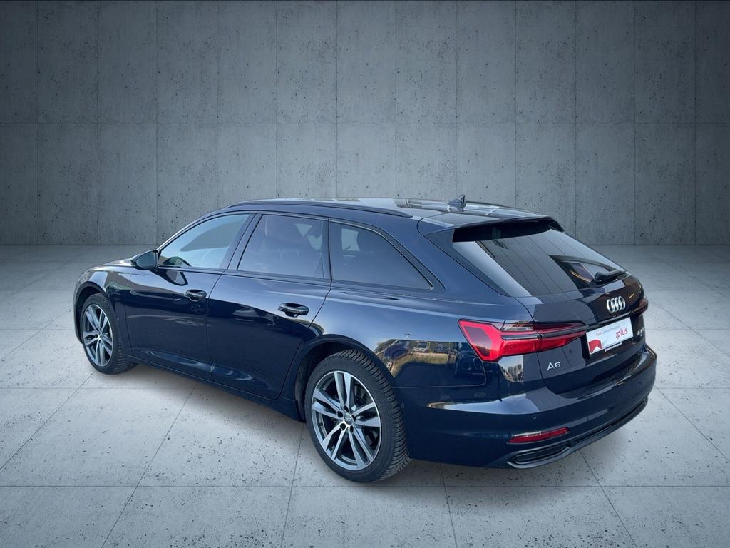 Audi A6 2021 г. Синий, пробег 53654 км