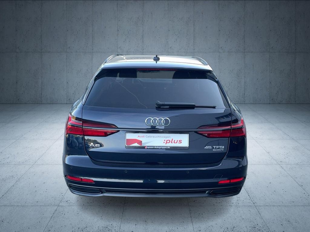 Audi A6 2021 г. Синий, пробег 53654 км