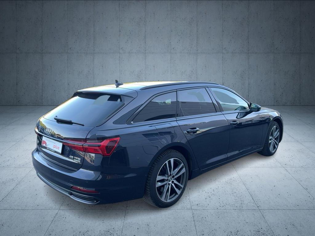 Audi A6 2021 г. Синий, пробег 53654 км