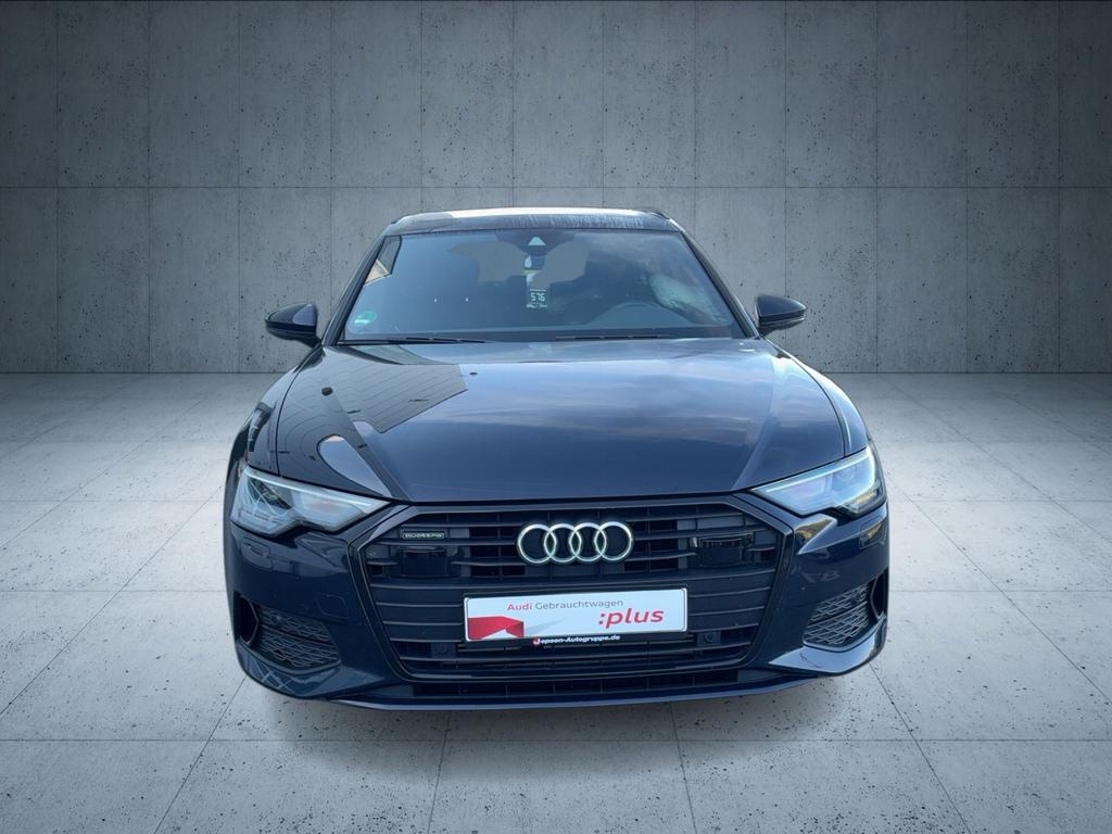 Audi A6 2021 г. Синий, пробег 53654 км