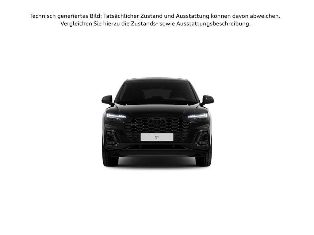 Audi Q5 2025 г. Чёрный, пробег 14212 км