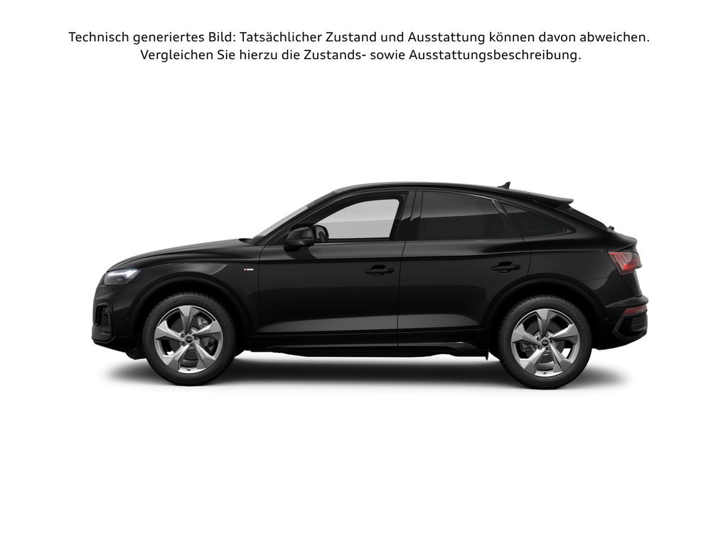 Audi Q5 2025 г. Чёрный, пробег 14212 км