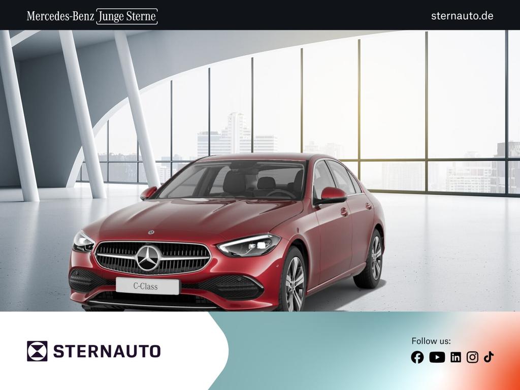 Mercedes-Benz C 180 2025 г. Красный, пробег 7866 км