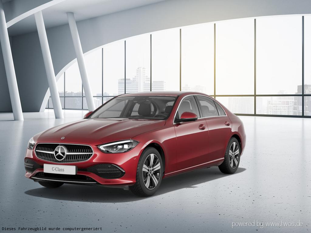 Mercedes-Benz C 180 2025 г. Красный, пробег 7866 км